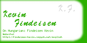 kevin findeisen business card